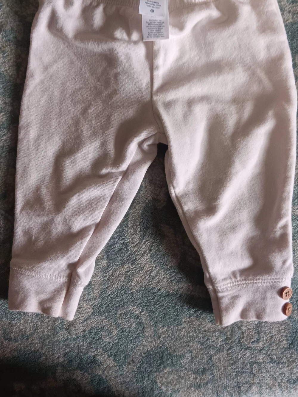 Baby Pink Cotton Leggings for Kids